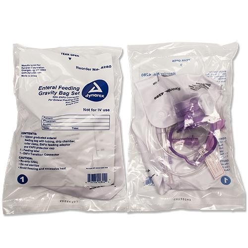 BOLSA DE ALIMENTACION ENTERAL CON CONECTOR ENFIT - Dynarex®