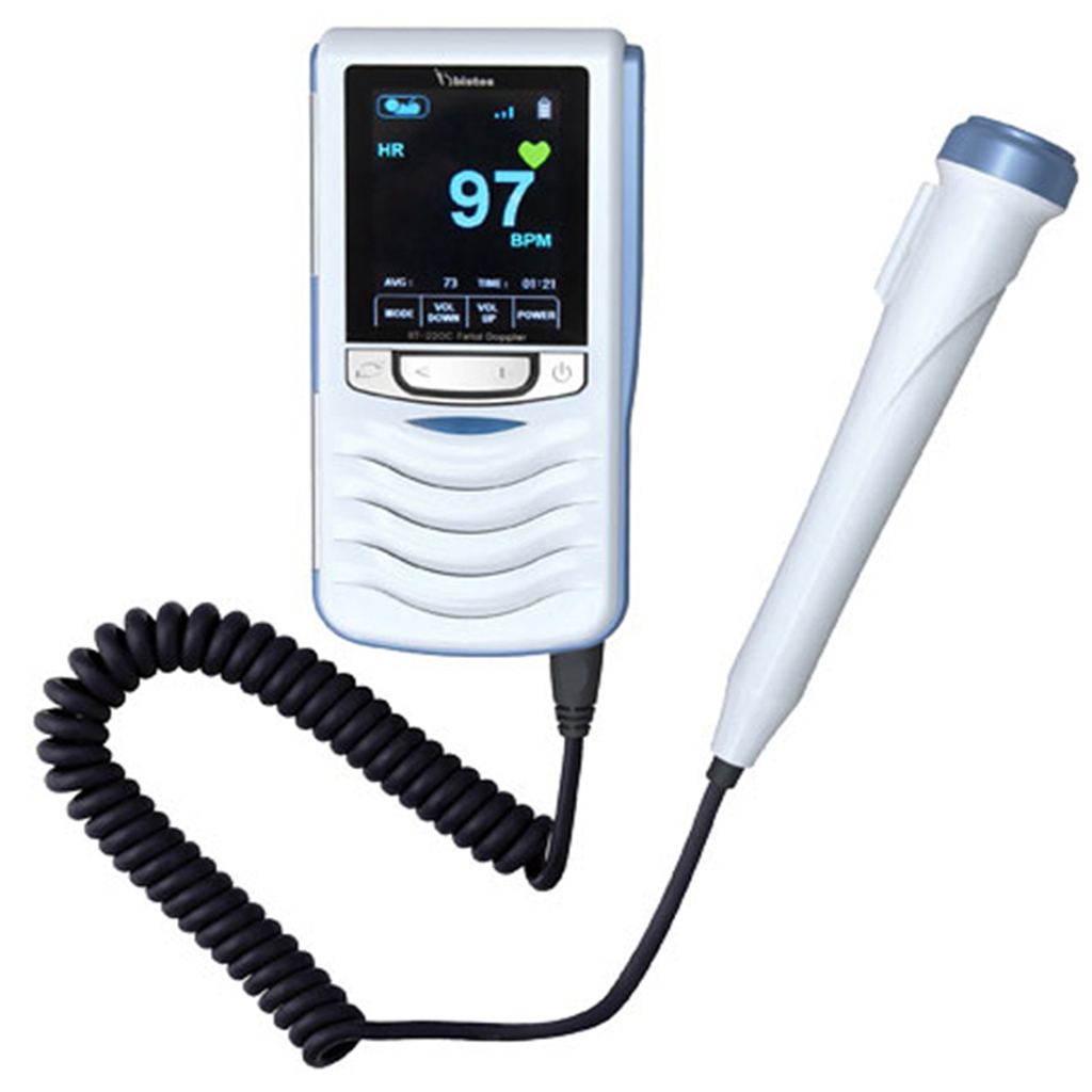 DOPPLER FETAL DE DOS FRECUENCIA HI-bebe S 220C - BISTOS
