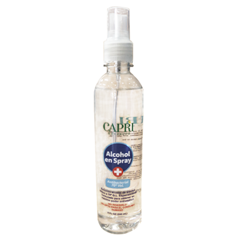 ALCOHOL ANTIBACTERIAL EN SPRAY - Capri Advanced