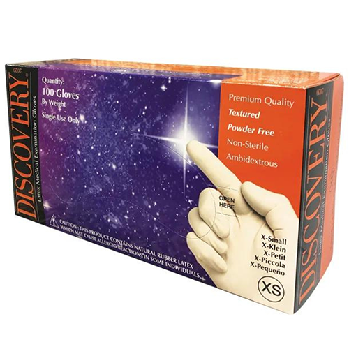 GUANTES DE LATEX PARA EXAMINACION - Discovery™