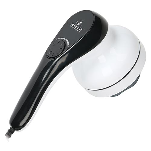MASAJEADOR PORTATIL SHIATSU CON CABEZAS INTERCAMBIABLES - Blue Jay®