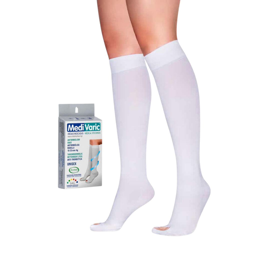 MEDIA ANTIEMBOLICA 18-23 MMHG - MediVaric®( Hasta la rodilla, XL)